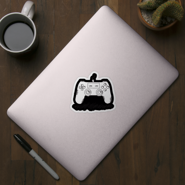 Controller doodle by GAMINGQUOTES